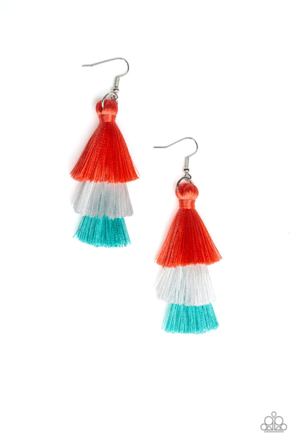 EARRINGS – Hold On To Your Tassel! - Orange