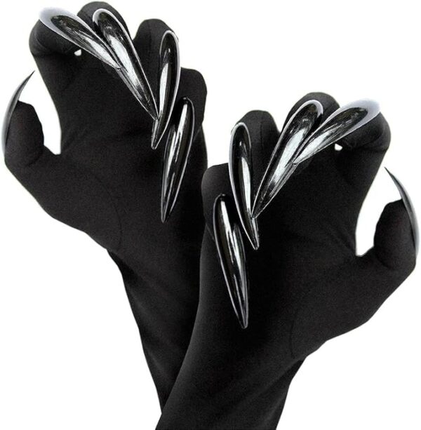HORNS - Horns, Claw Gloves & Faux Leather Choker Set - Image 3