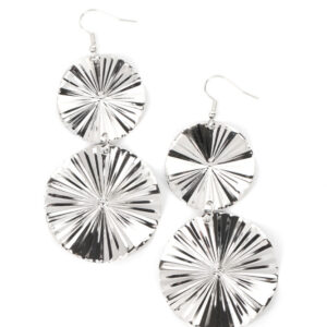 EARRINGS – In Your Wildest FAN-tasy - Silver