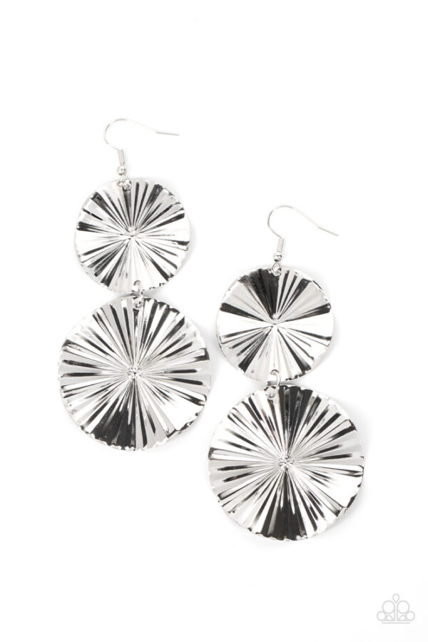 EARRINGS – In Your Wildest FAN-tasy - Silver