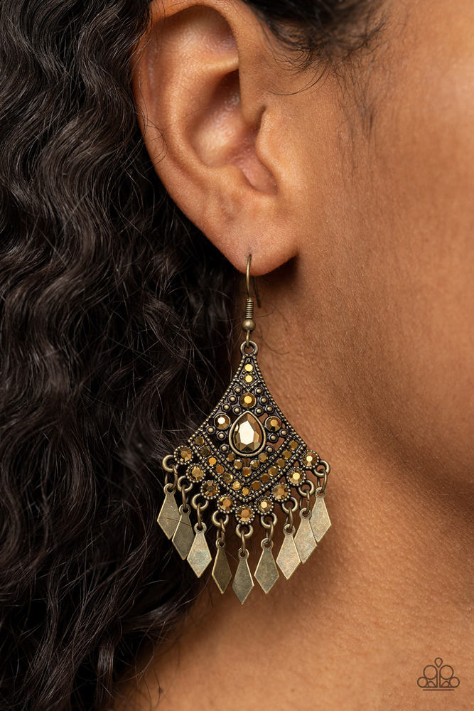 EARRINGS - Indie Iridescence - Brass - Image 2