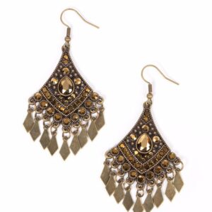 EARRINGS - Indie Iridescence - Brass