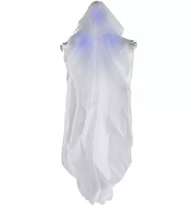 HALLOWEEN DECORATION - Light-Up Flying Ghost Hanging Halloween Decoration, 5ft - Image 4