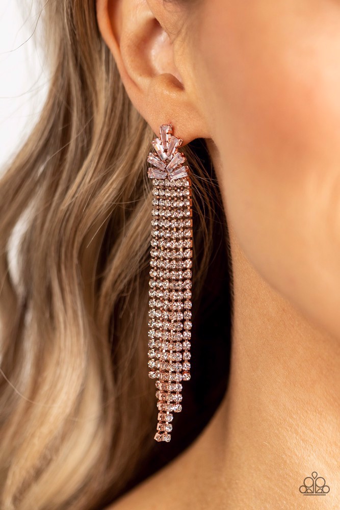 EARRINGS - Overnight Sensation - Copper - Image 2