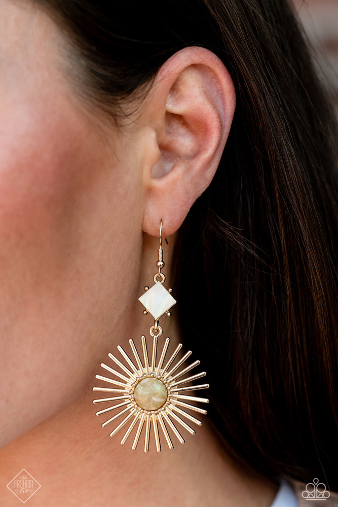 EARRINGS – Seize the Sunburst - Gold - Image 2