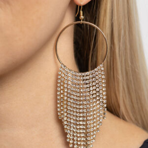 EARRINGS – Streamlined Shimmer - GOLD