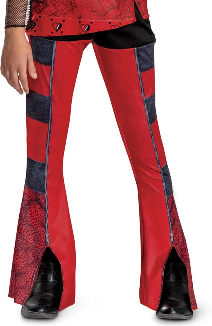 DESCENDANTS - Disney Girls The Rise of Red Costume Jumpsuit, Wig not Included SIZE 10-12 - Image 2