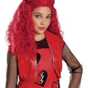 DESCENDANTS - Disney Girls The Rise of Red Costume Jumpsuit, Wig not Included SIZE 10-12