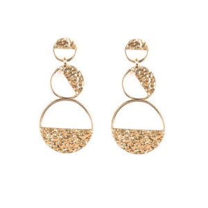 EARRINGS – Triple Trifecta - Gold