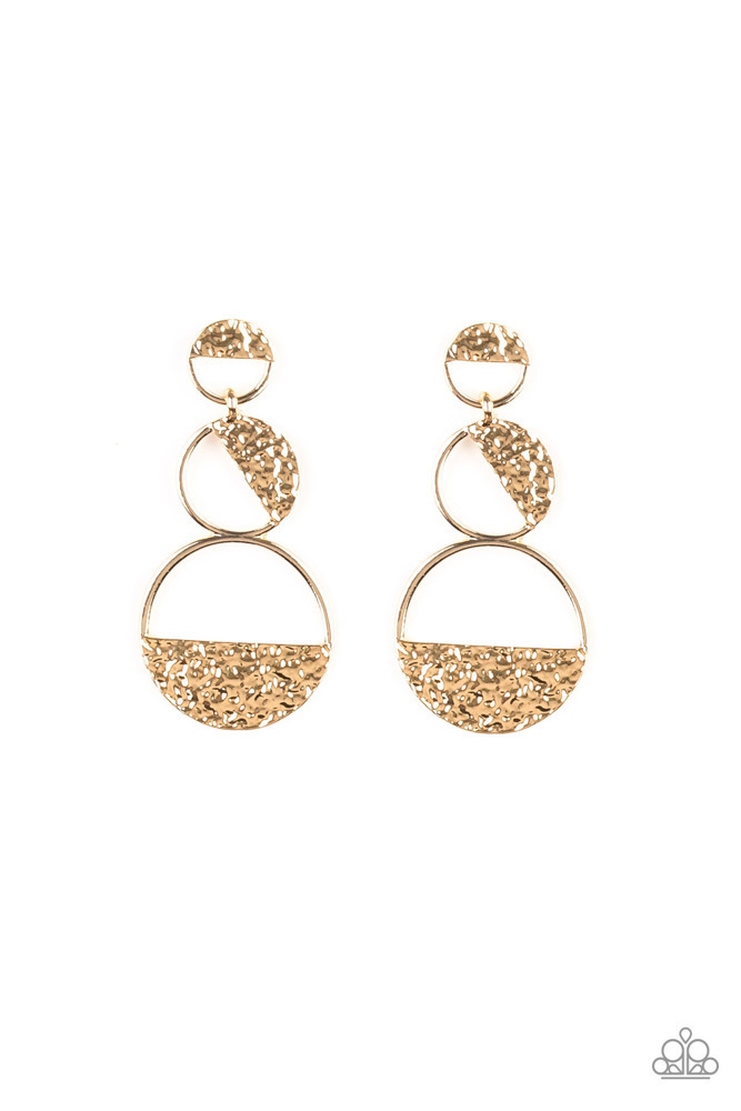 EARRINGS – Triple Trifecta - Gold