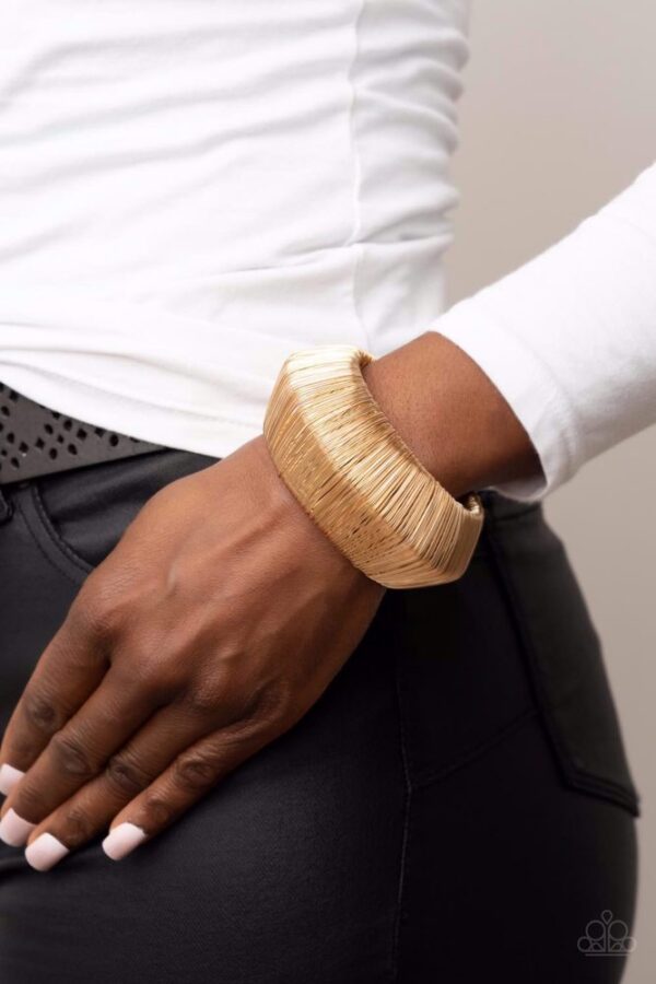 Bracelet – Wild About Wire - Gold - Image 2