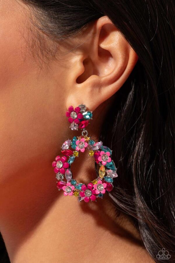EARRINGS - Wreathed in Wildflowers - MULTI - Image 3