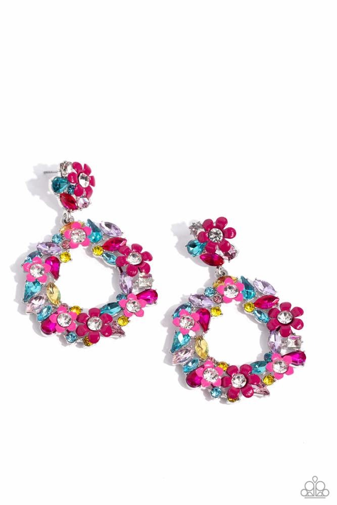 EARRINGS - Wreathed in Wildflowers - MULTI
