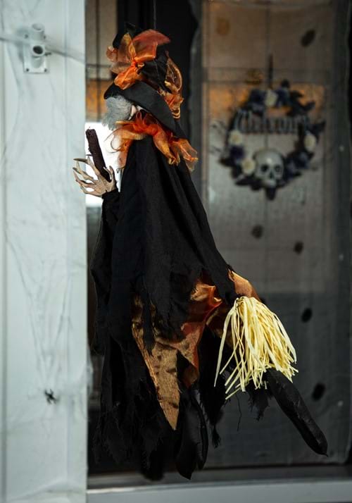 HALLOWEEN DECORATION - 3 Foot Kicking Witch Animated Decoration - Image 3