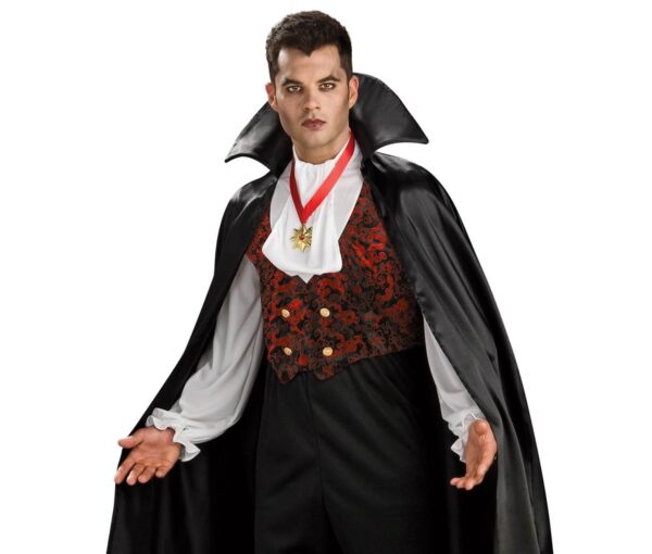 HALLOWEEN - Men’s ADULT TRANSYLVANIAN VAMPIRE COSTUME ONE SIZE