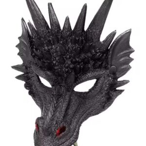 HALLOWEEN MASK - DRAGON FOAM MASK - BLACK