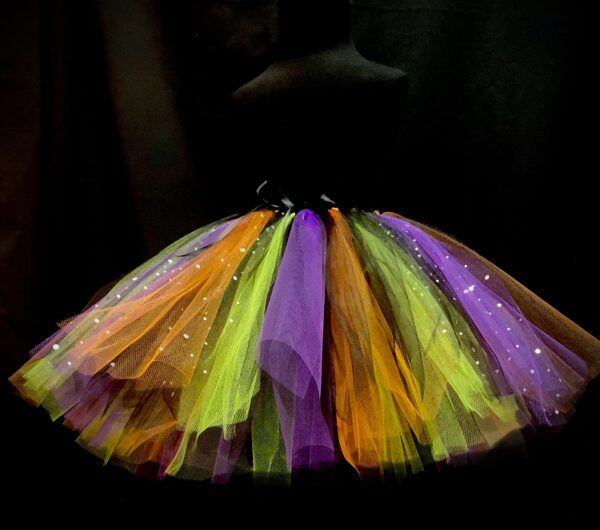 CUSTOM MADE Child tutu - Girls Halloween Tutu SIZE: Fits up to 8yrs - Image 4