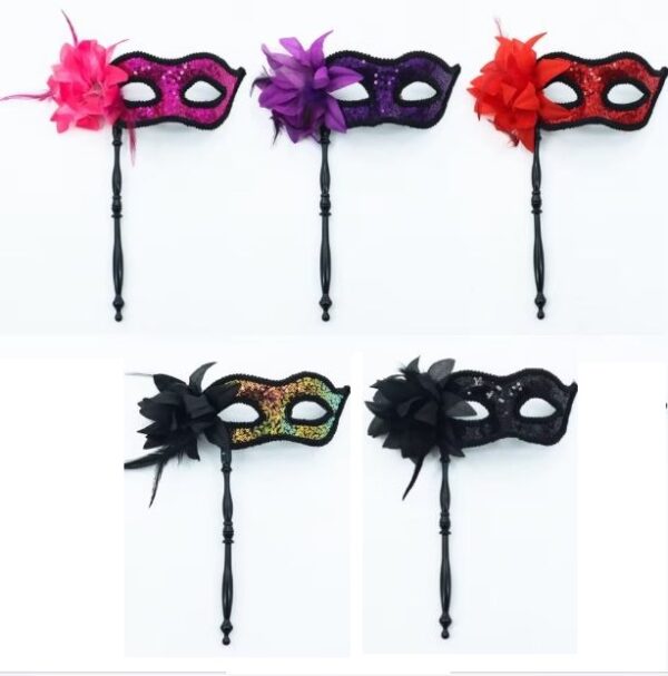 Masquerade Handheld Venetian Eye Mask