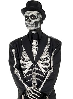HALLOWEEN - Men’s Costumes Bone Chillin Skeleton Costume Tuxedo ONE SIZE