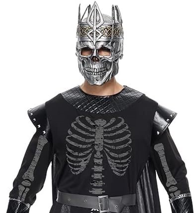HALLOWEEN - Men's Skeleton King Costume - SIZE LARGE