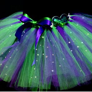 CUSTOM MADE Child tutu - TODDLER Purple Green Tutu SIZE Fits up to 2yrs