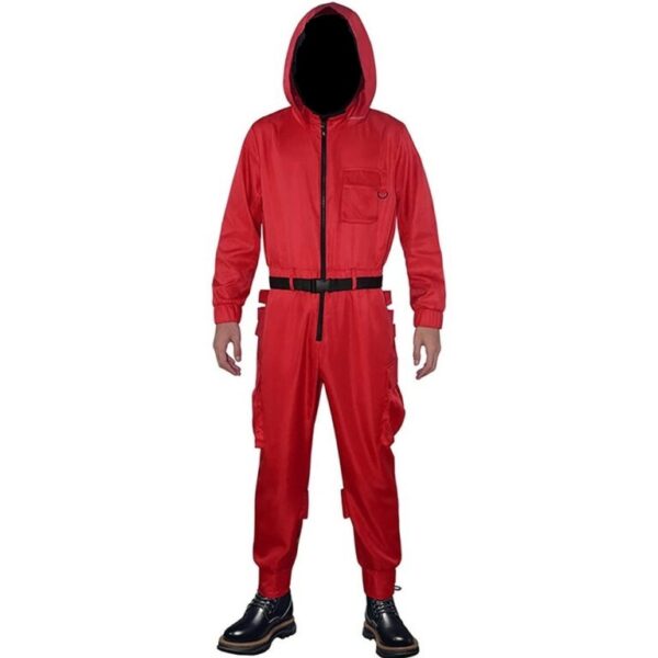 HALLOWEEN - Squid Game Red Guard 2PCS Costume Set