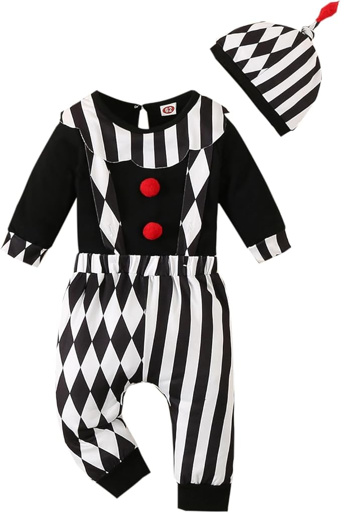 HALLOWEEN - Baby Boy Toddler Clown Outfit Costume SIZE: 9-12months - Image 2