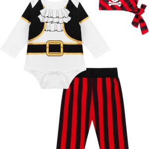 HALLOWEEN - Baby Boy's Pirate Costume SIZE: 3-6 MONTHS