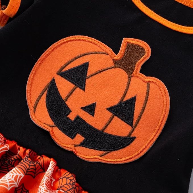 HALLOWEEN - Baby Halloween Pumpkin Onesie Romper SIZE 6 Months - Image 5