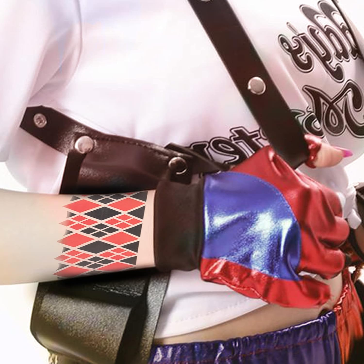 Metallic Flash Tattoo - Temporary Tattoos for Harley Quinn - Image 4