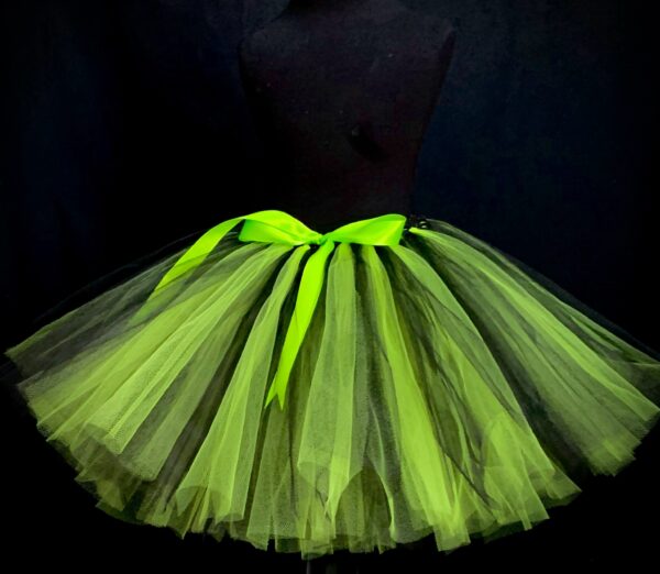 ADULT TUTU – CUSTOM MADE Adult GREEN/BLACK Tutu - Short Length - Image 3