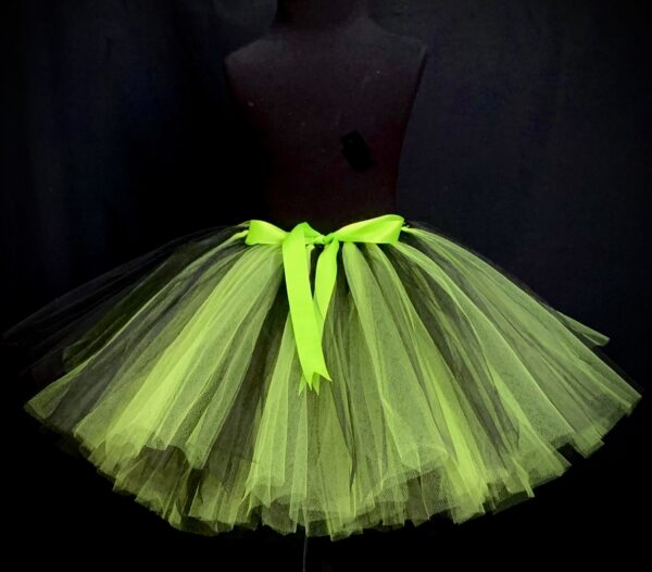 ADULT TUTU – CUSTOM MADE Adult GREEN/BLACK Tutu - Short Length