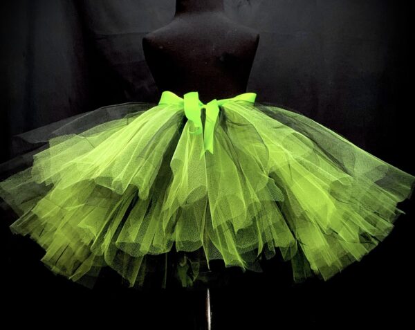 ADULT TUTU – CUSTOM MADE Adult GREEN/BLACK Tutu - Short Length - Image 2