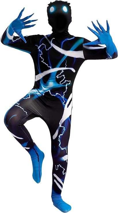HALLOWEEN - Kids Slenderman Shadow Monster Skin Bodysuit SIZE MEDIUM(8- 10 yrs) - Image 5
