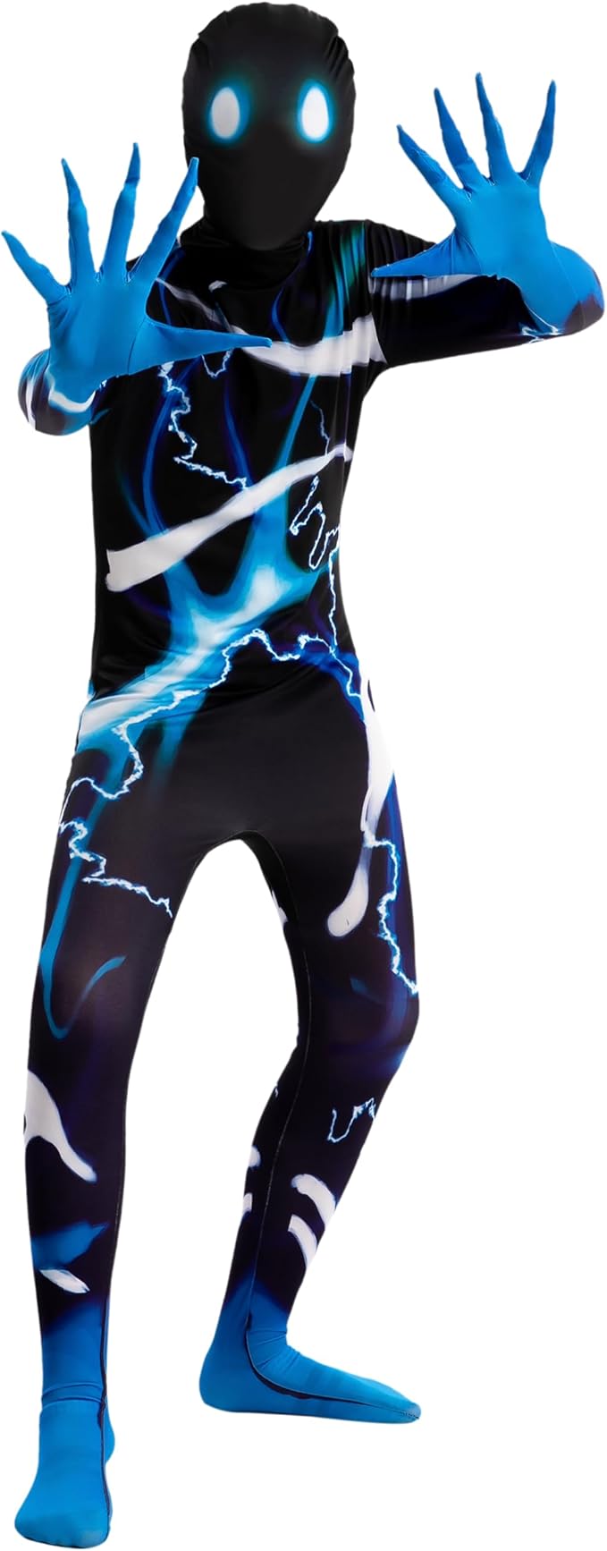 HALLOWEEN - Kids Slenderman Shadow Monster Skin Bodysuit SIZE MEDIUM(8- 10 yrs) - Image 6