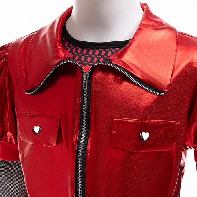 DESCENDANTS - Disney Girls Rise of Red Costume Kids 3PCS Outfit - Image 3