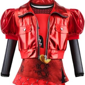 DESCENDANTS - Disney Girls Rise of Red Costume Kids 3PCS Outfit