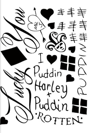 Metallic Flash Tattoo - Temporary Tattoos for Joker + Harley Quinn - Image 19