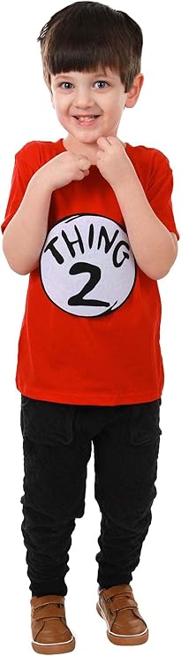 HALLOWEEN - Dr. Seuss Thing 2 Costume Accessories for Kids - Image 2