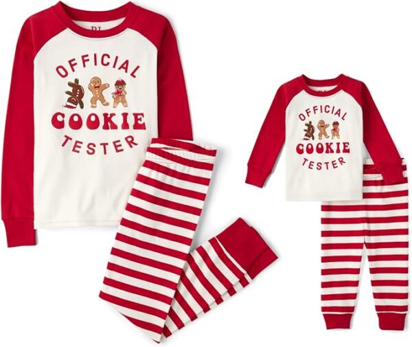 Christmas Kids Official Cookie Tester 2pc Pajama set