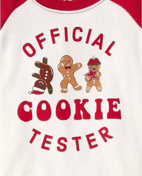 Christmas Kids Official Cookie Tester 2pc Pajama set - Image 4