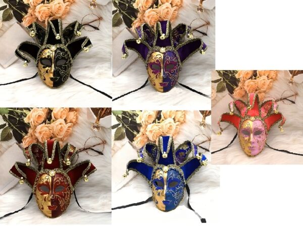 YIN YAN VENETIAN MASQUERADE BALL MASK