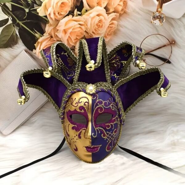 YIN YAN VENETIAN MASQUERADE BALL MASK - Image 3