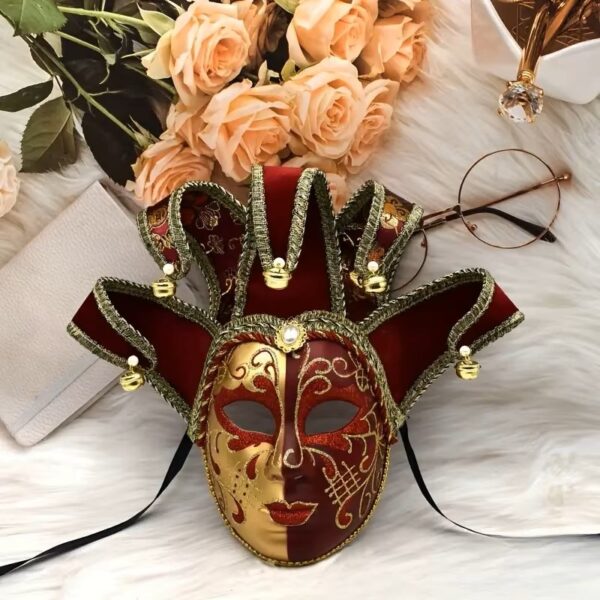 YIN YAN VENETIAN MASQUERADE BALL MASK - Image 4