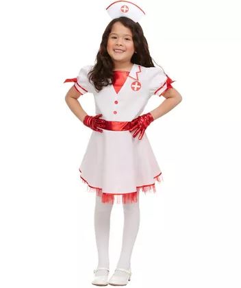 Career Day NURSE - Kids' Nurse Sweetheart Costume (SMALL4-6)