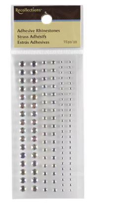 RHINESTONE SHEETS - 116PC Adhesive Rhinestones Mixed Pack - IRIDESCENT - Image 3