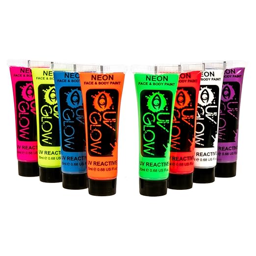 Neon Blacklight Face and Body Paint 0.68oz - Image 2