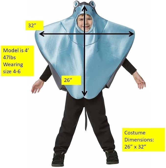 SEA CREATURE - Child Stingray SIZE 4-6X - Image 2