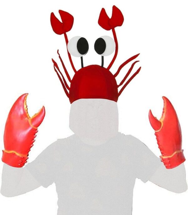 SEA CREATURE - CRAB Hat Prop Set - Red