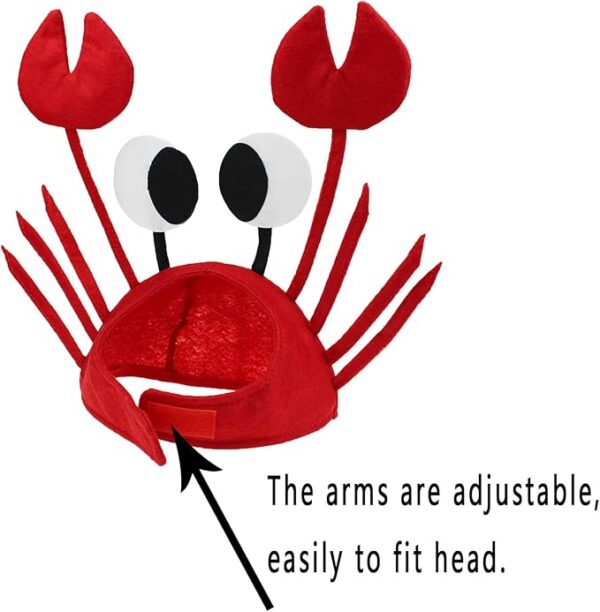 SEA CREATURE - CRAB Hat Prop Set - Red - Image 2